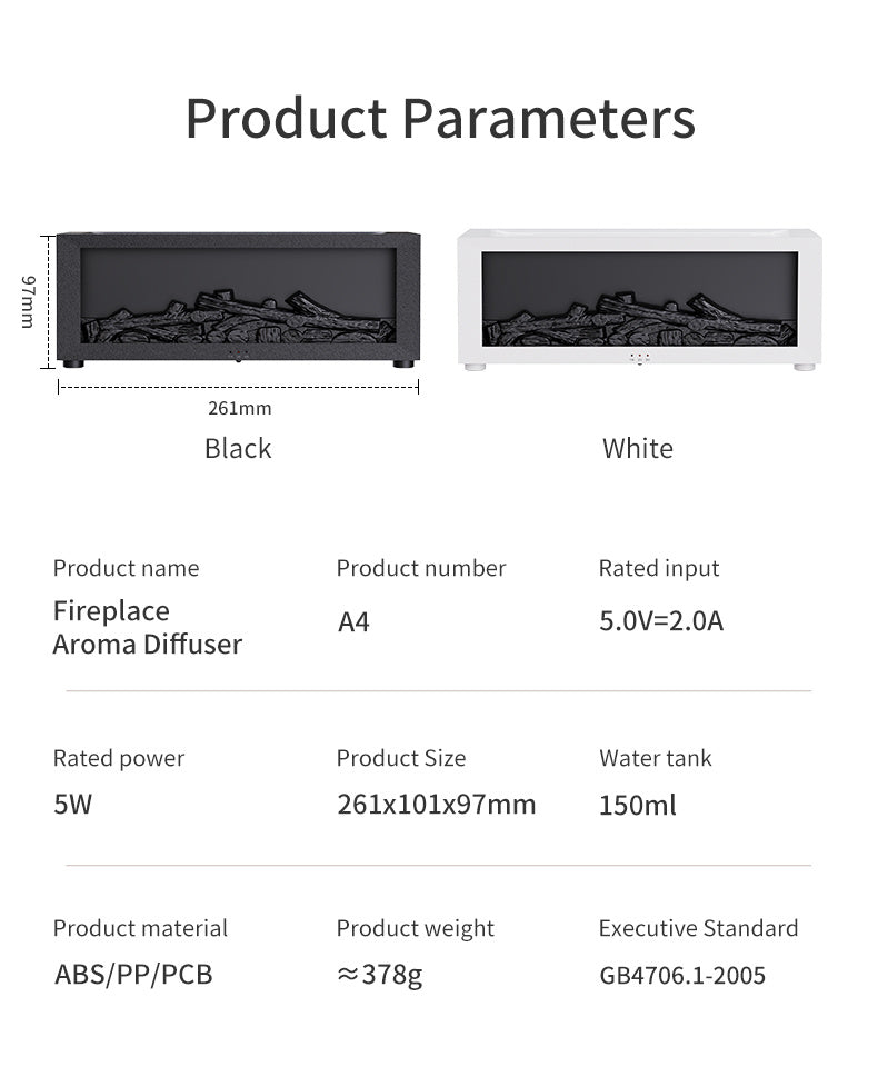The Hearth Glow — Fireplace Diffuser
